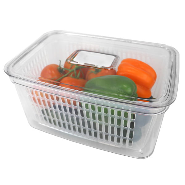 Keep Fresh Large Plastic Vegetable keeper Clear